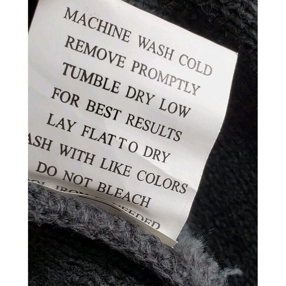 Haband Sweater Jacket Zip-Up Fair Isle Cardigan Mens 3XL Green White Grandpacore - Picture 10 of 15